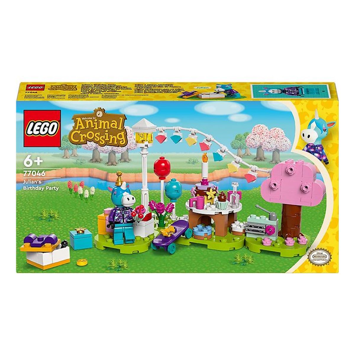 LEGO ® Animal Crossing - Julians Fødselsdagsfest 77046 - 170 Dele