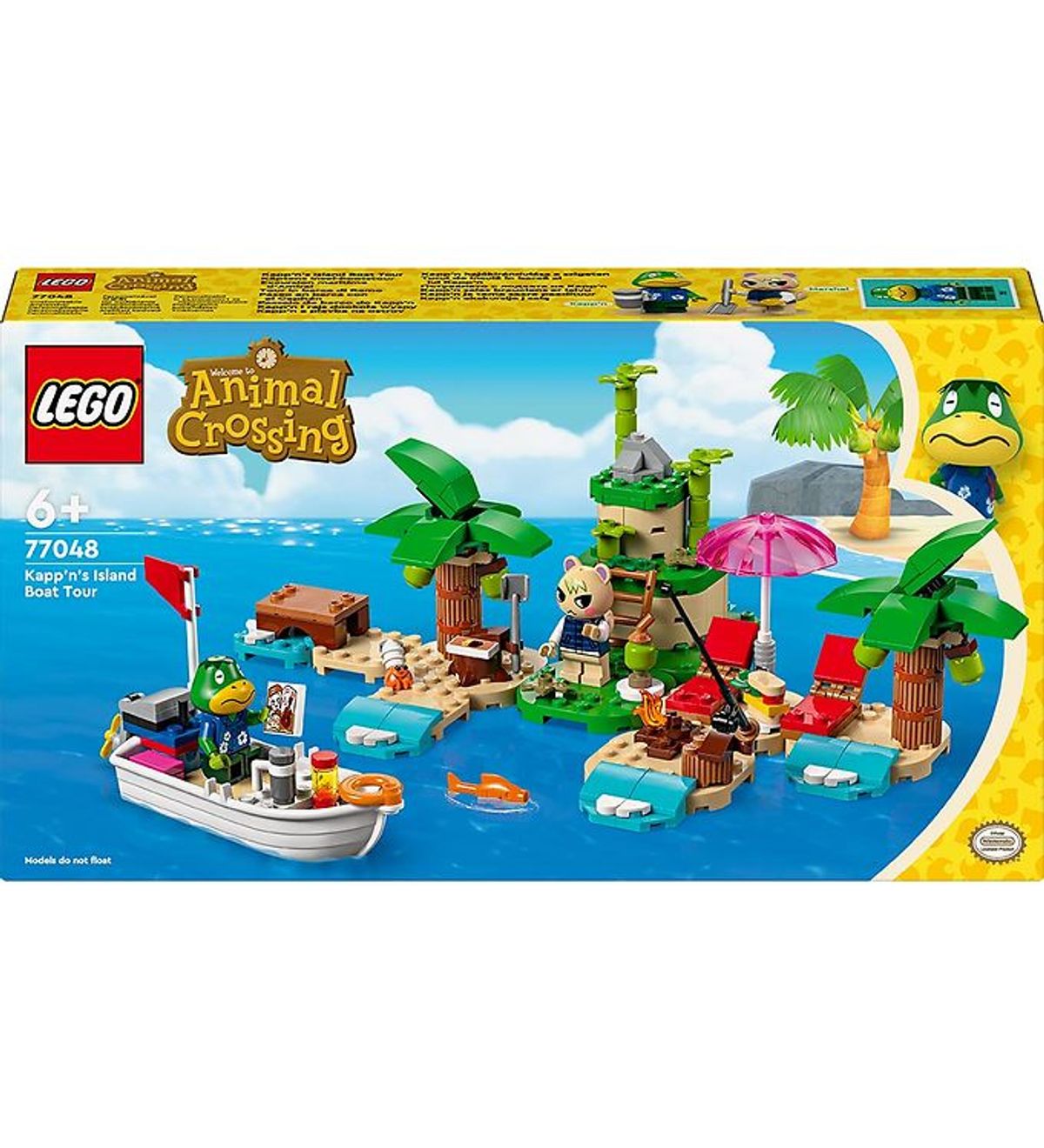 LEGO ® Animal Crossing - Kapp'n på ø-bådtur 77048 - 233 Dele