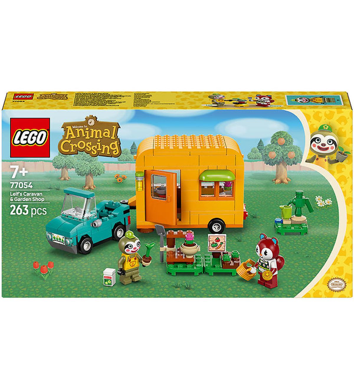 LEGO ® Animal Crossing - Leif m. Campingvogn og Havebutik 77054 -