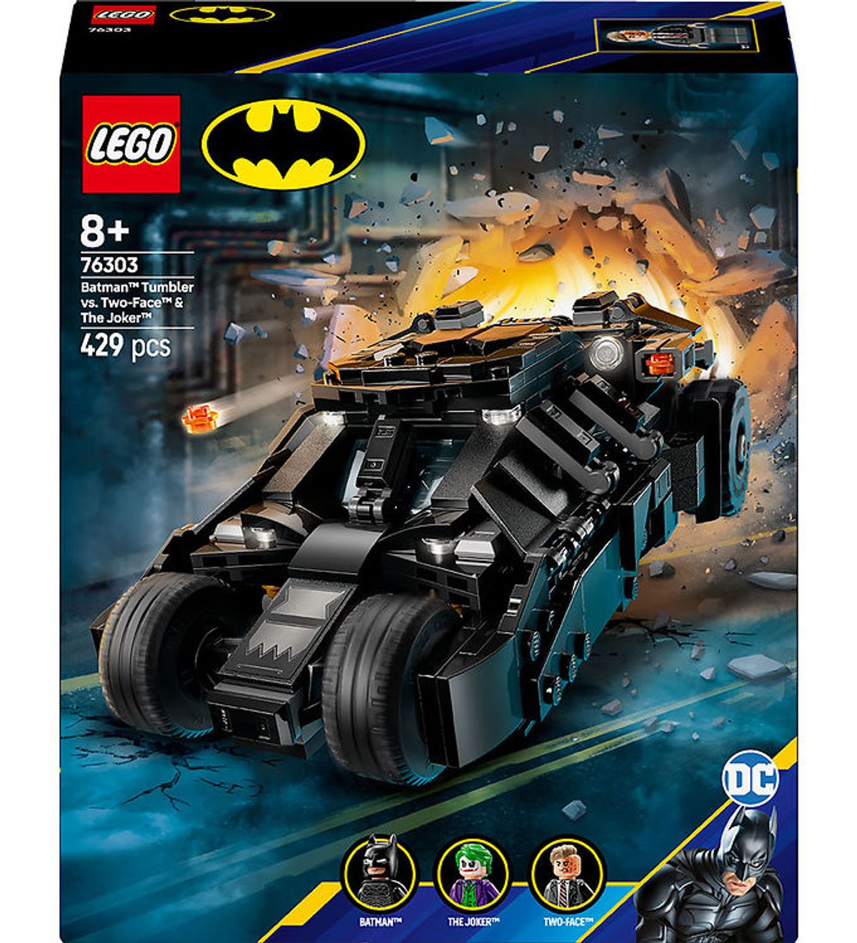 LEGO ® Batman - Batmans Tumbler mod Two-Face og Jokeren 76303 - 4