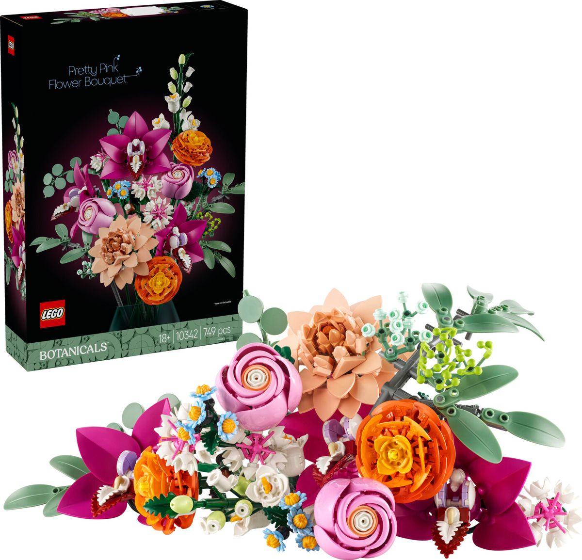 Lego - Botanicals - Smuk Pink Blomsterbuket (10342)