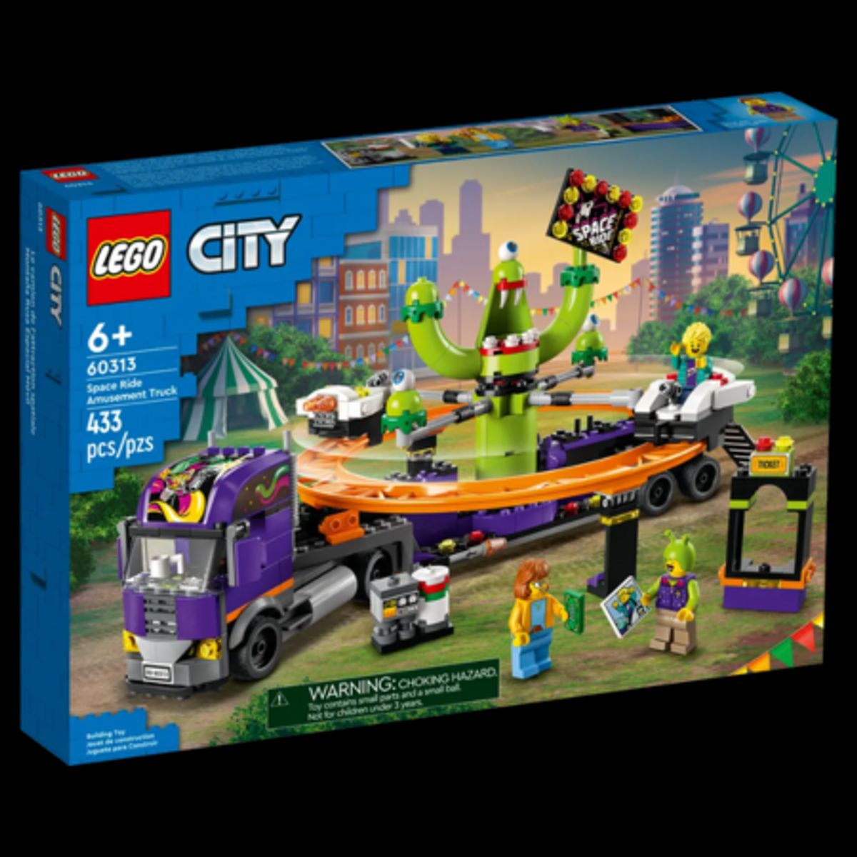 LEGO City 60313 Lastbil med Rumforlystelse