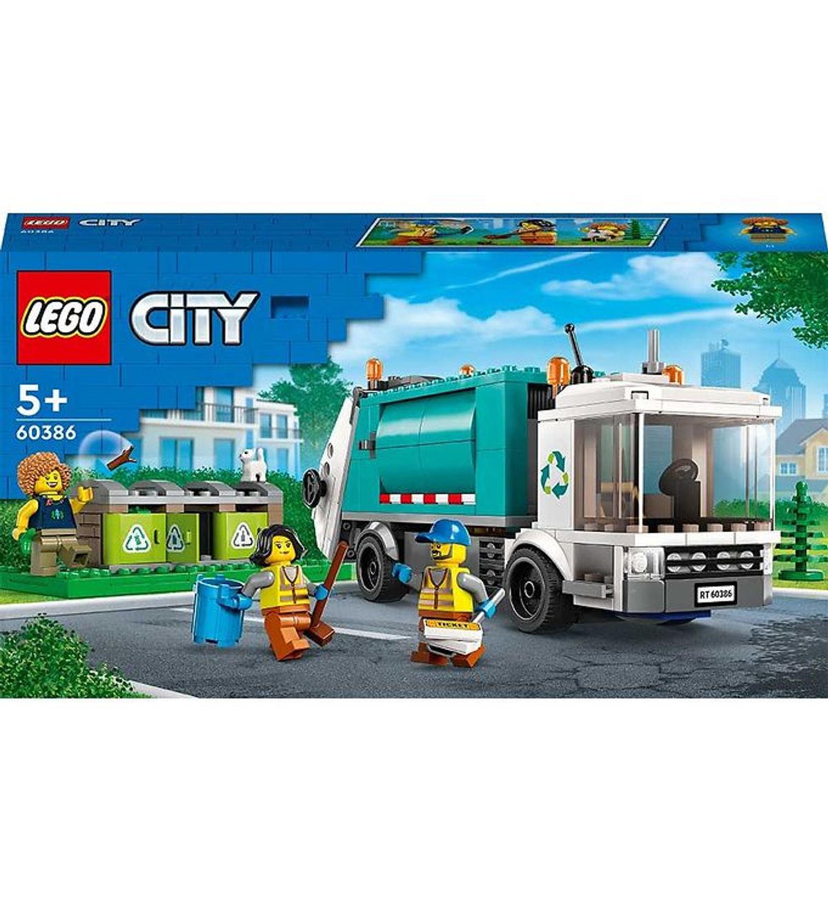 LEGO ® City - Affaldssorteringsbil 60386 - 261 Dele