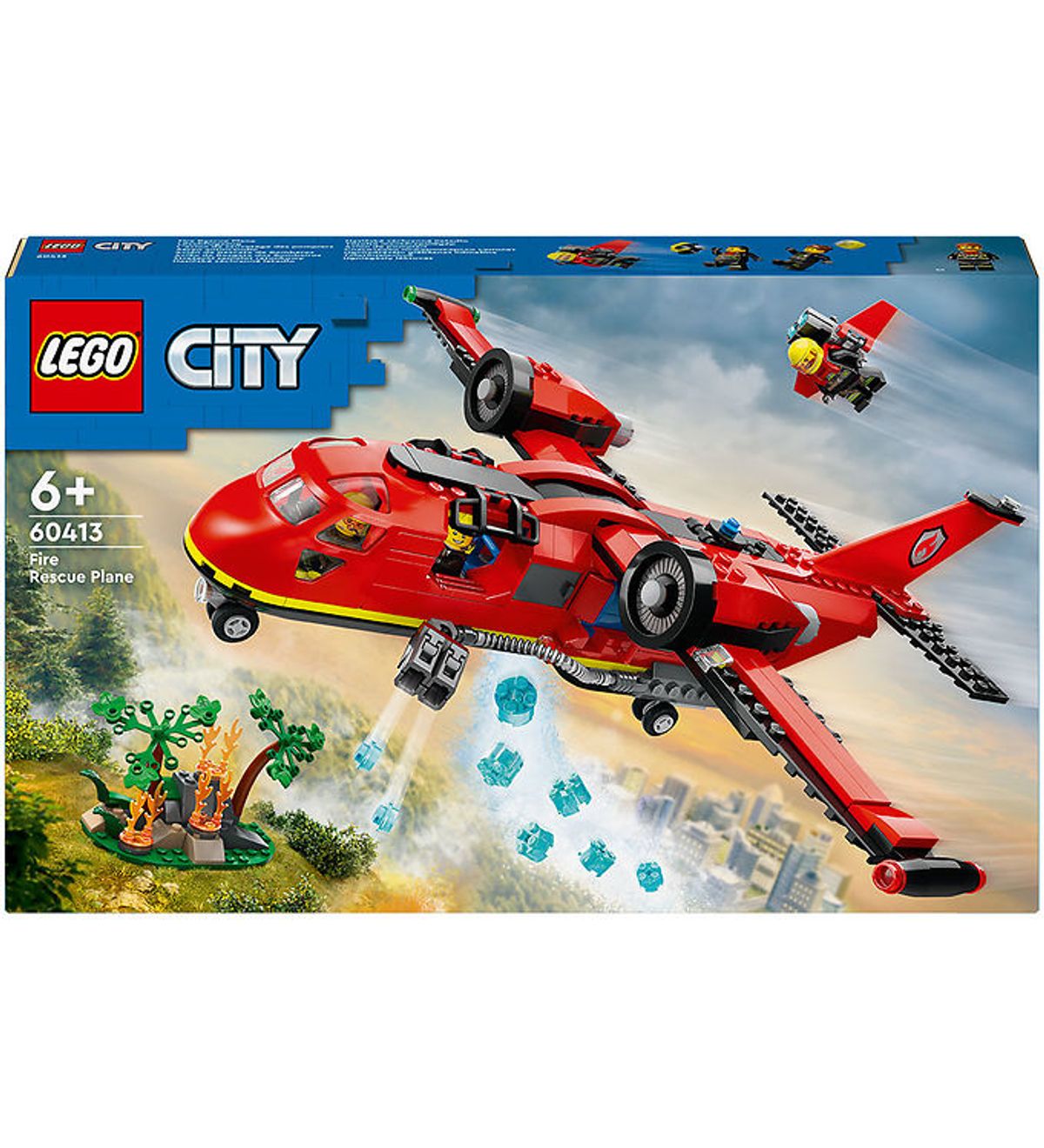 LEGO ® City - Brandslukningsfly 60413 - 478 Dele