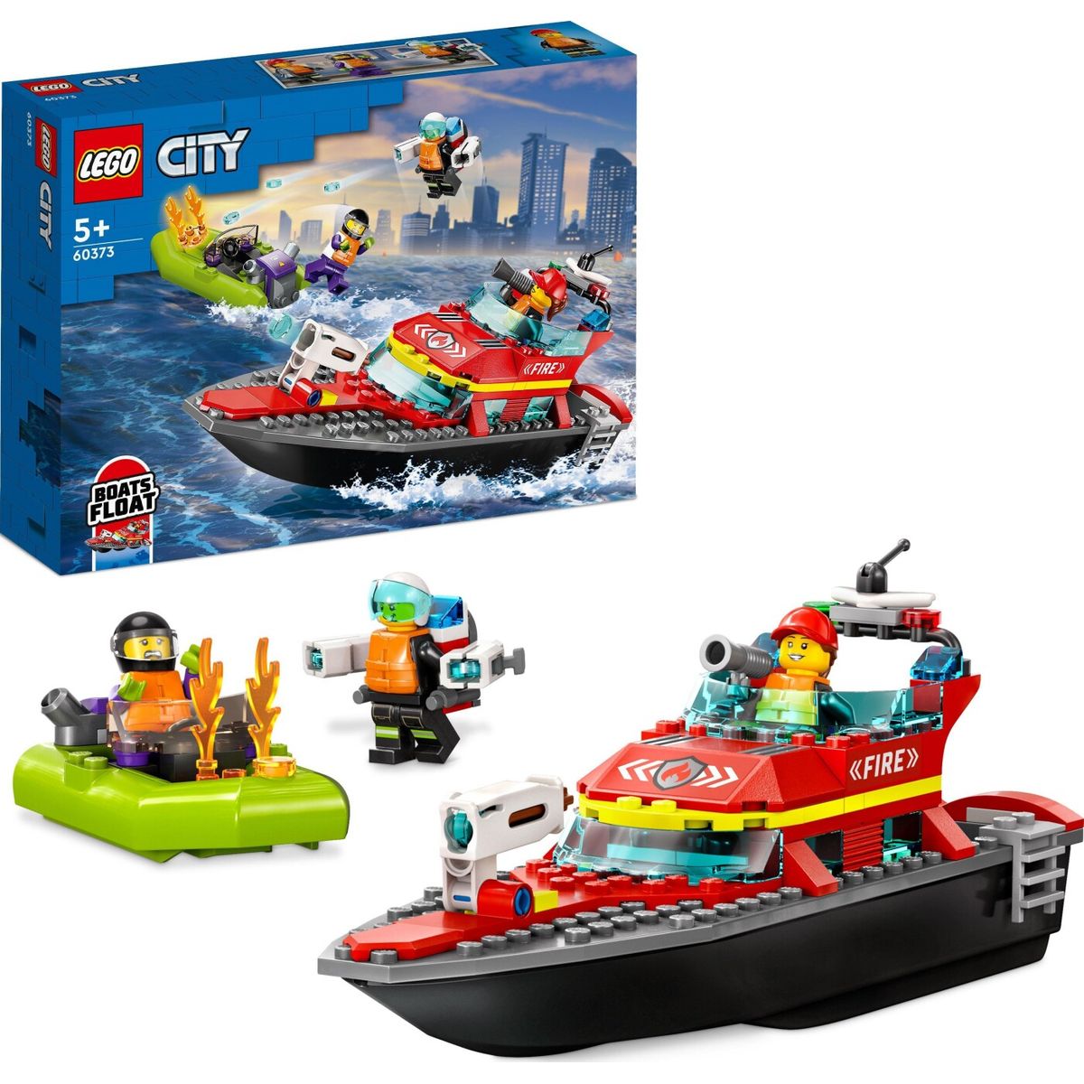 Lego City - Brandvæsnets Redningsbåd - 60373