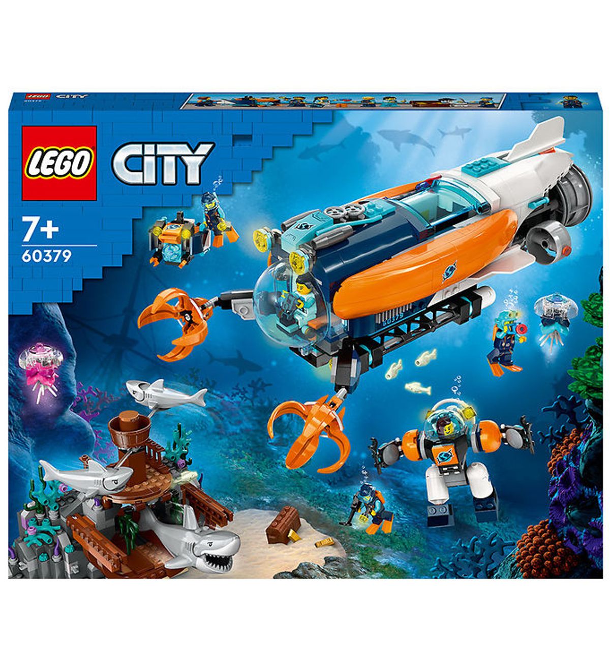 LEGO ® City - Dybhavsudforsknings-ubåd 60379 - 842 Dele