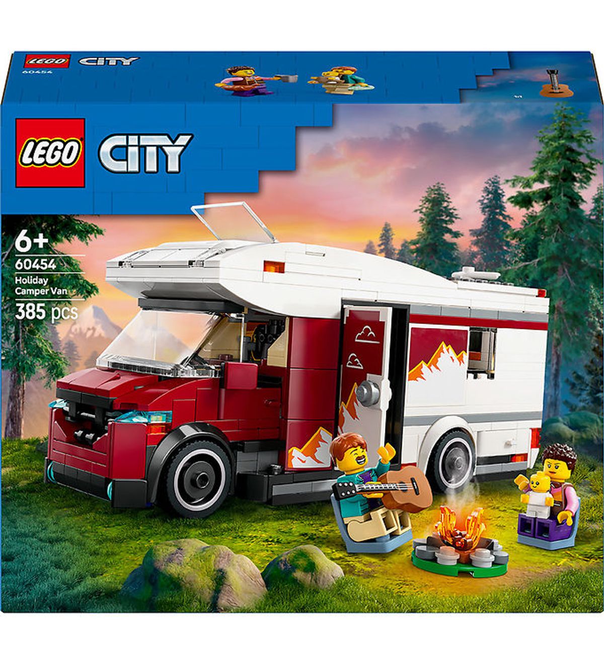 LEGO ® City - Ferie-Eventyr i Autocamper 60454 - 385 Dele