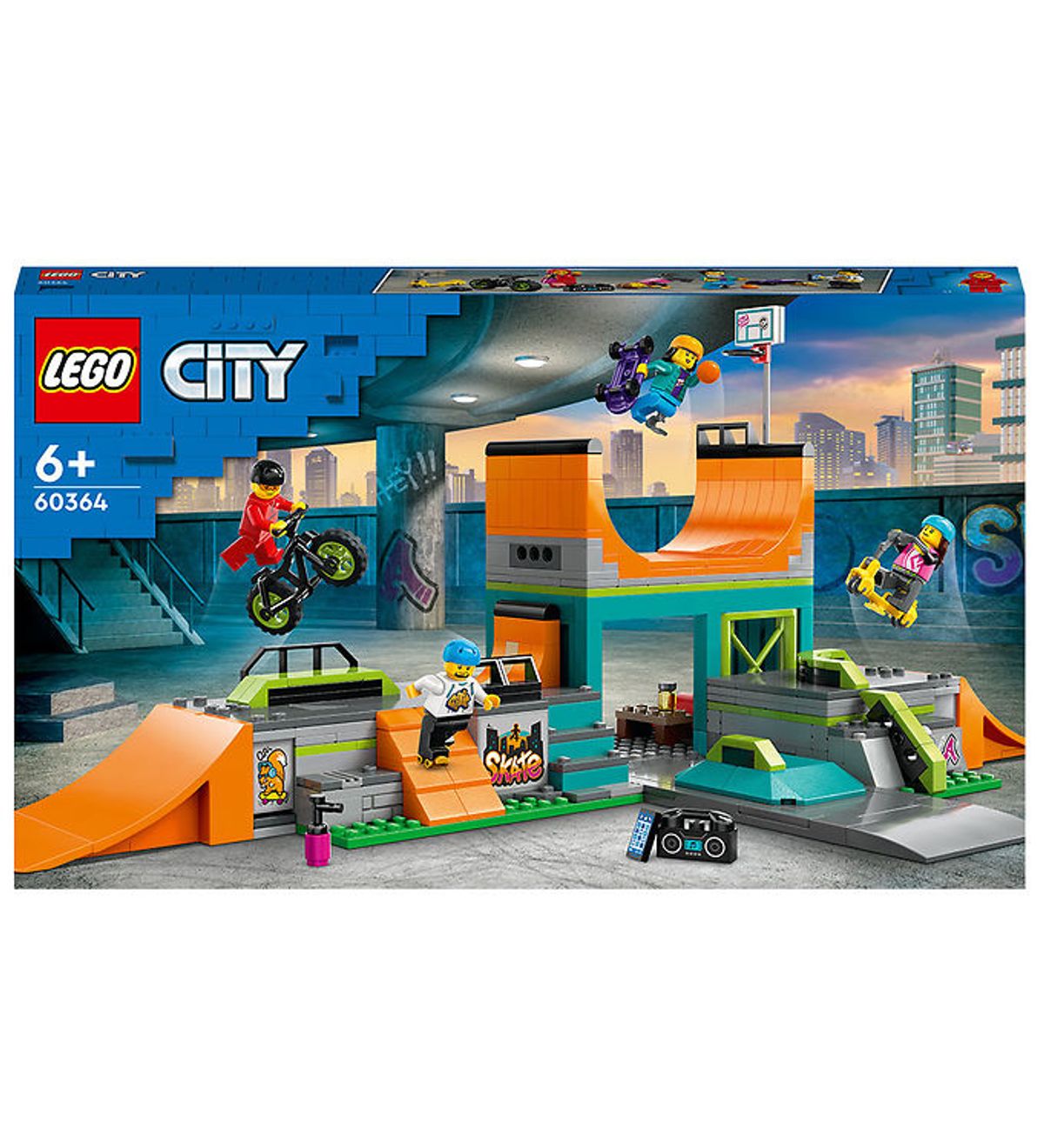 LEGO ® City - Gade-skatepark 60364 - 454 Dele