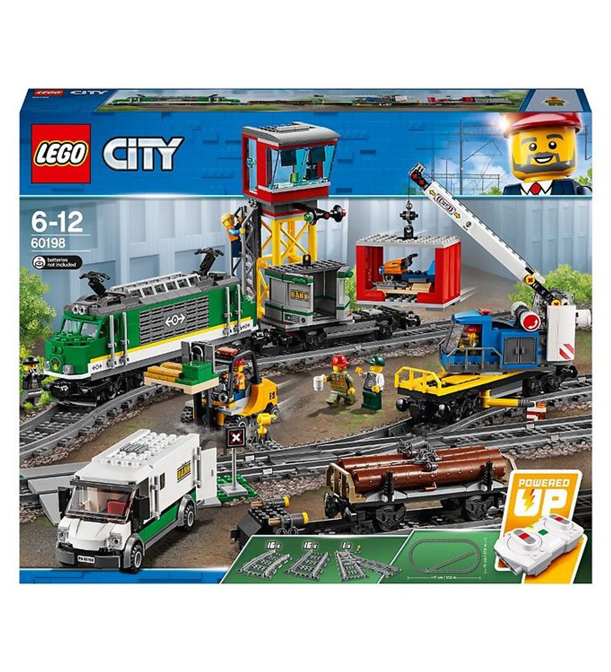 LEGO ® City - Godstog 60198 - Motoriseret - 1226 Dele