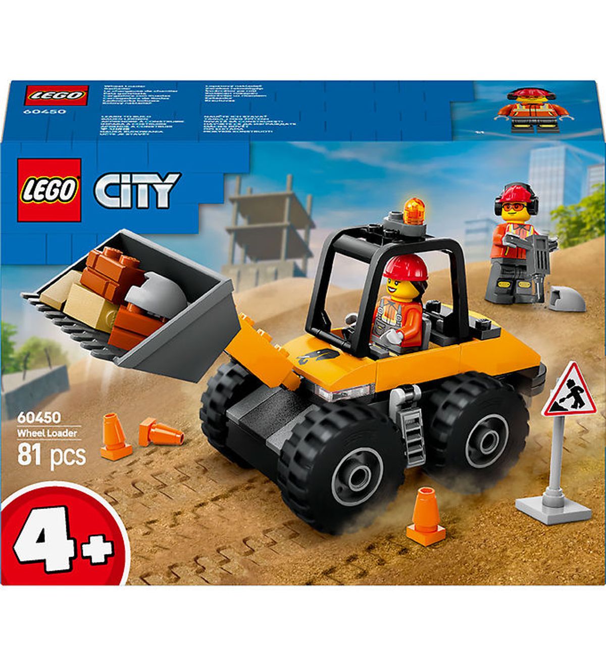 LEGO ® City - Gul Gummiged 60450 - 81 Dele