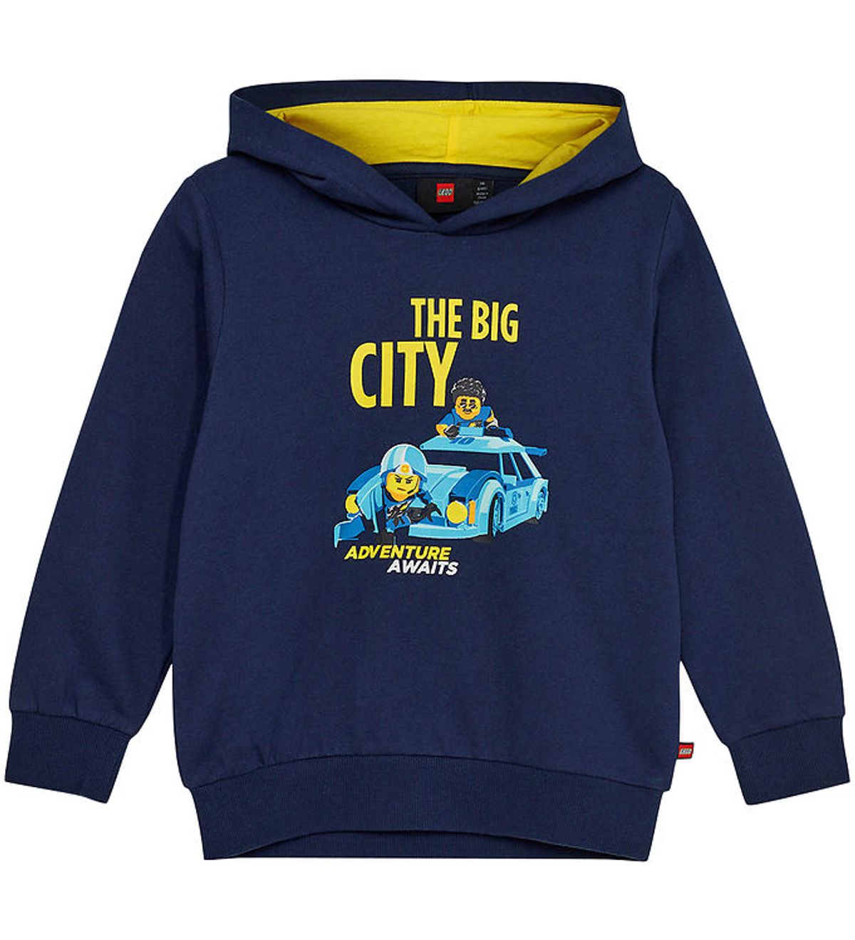 LEGO ® City Hættetrøje - LWScout 109 - Dark Navy m. Gul