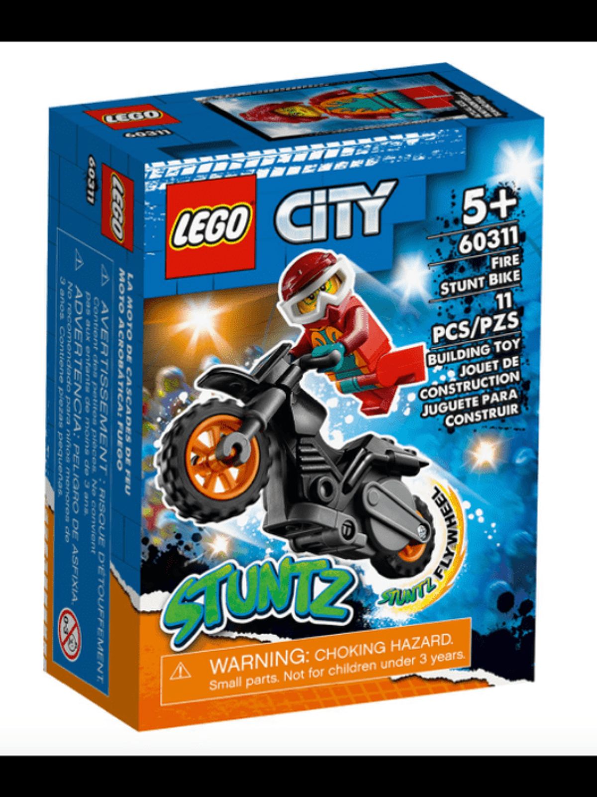 LEGO City Ild-Stuntmotorcykel - Lego City - Legekammeraten.dk