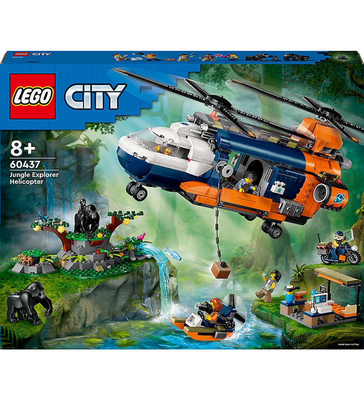 LEGO ® City - Jungleeventyr - Helikopter Og Ekspeditionsbase 6043