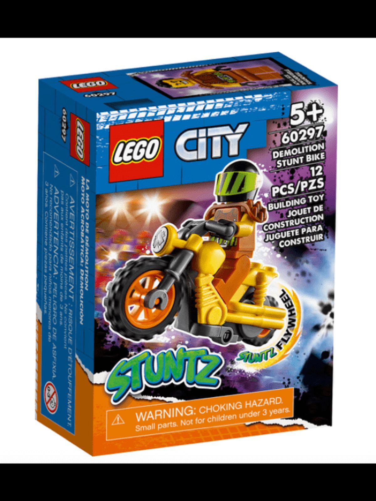 LEGO City Nedrivnings-Stuntmotorcykel - Lego City - Legekammeraten.dk