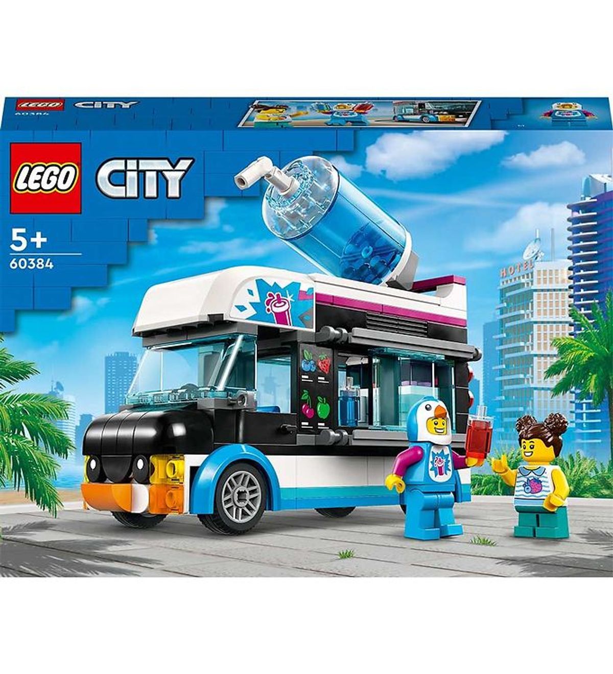 LEGO ® City - Pingvin-Slushice-Vogn 60384 - 194 Dele