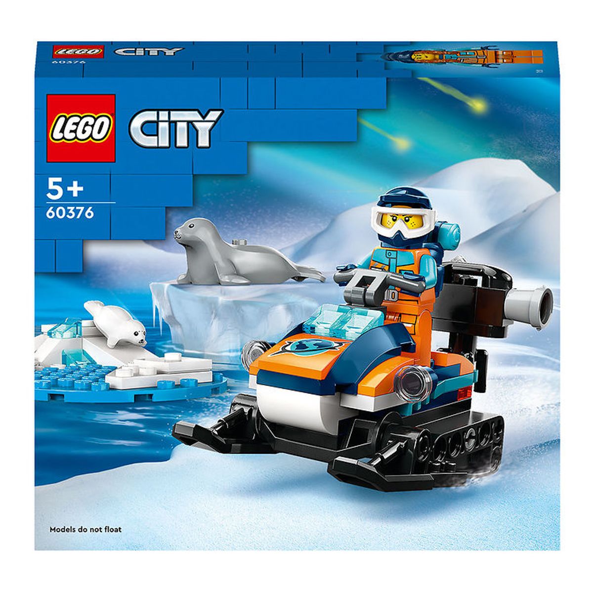 LEGO ® City - Polarforsker-snescooter 60376 - 70 Dele