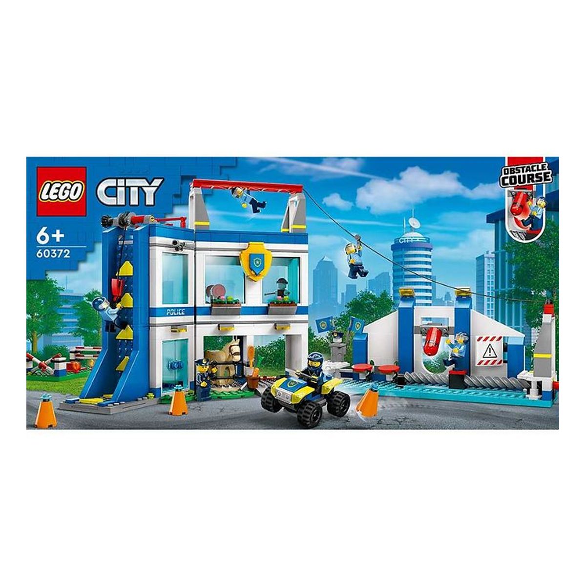 LEGO ® City - Politiskolens Træningsområde 60372 - 823 Dele