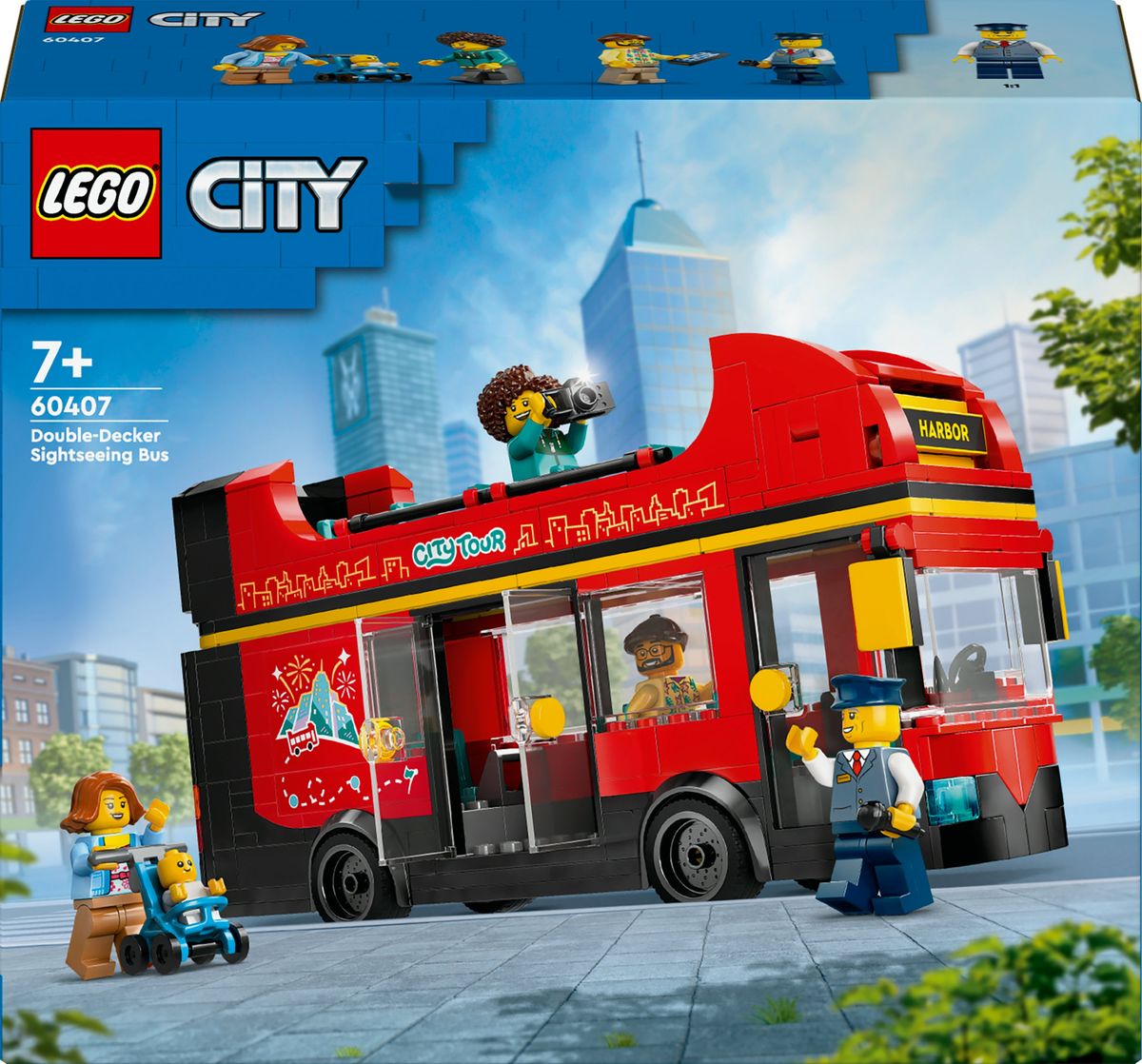 LEGO City - Red Dobbeltdækker Sightseeing Bus (60407)