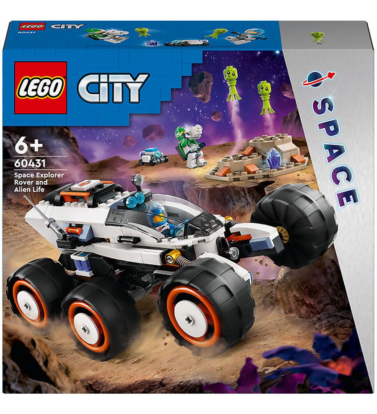 LEGO ® City - Rumkøretøj Og Fremmed Livsform 60431 - 311 Dele