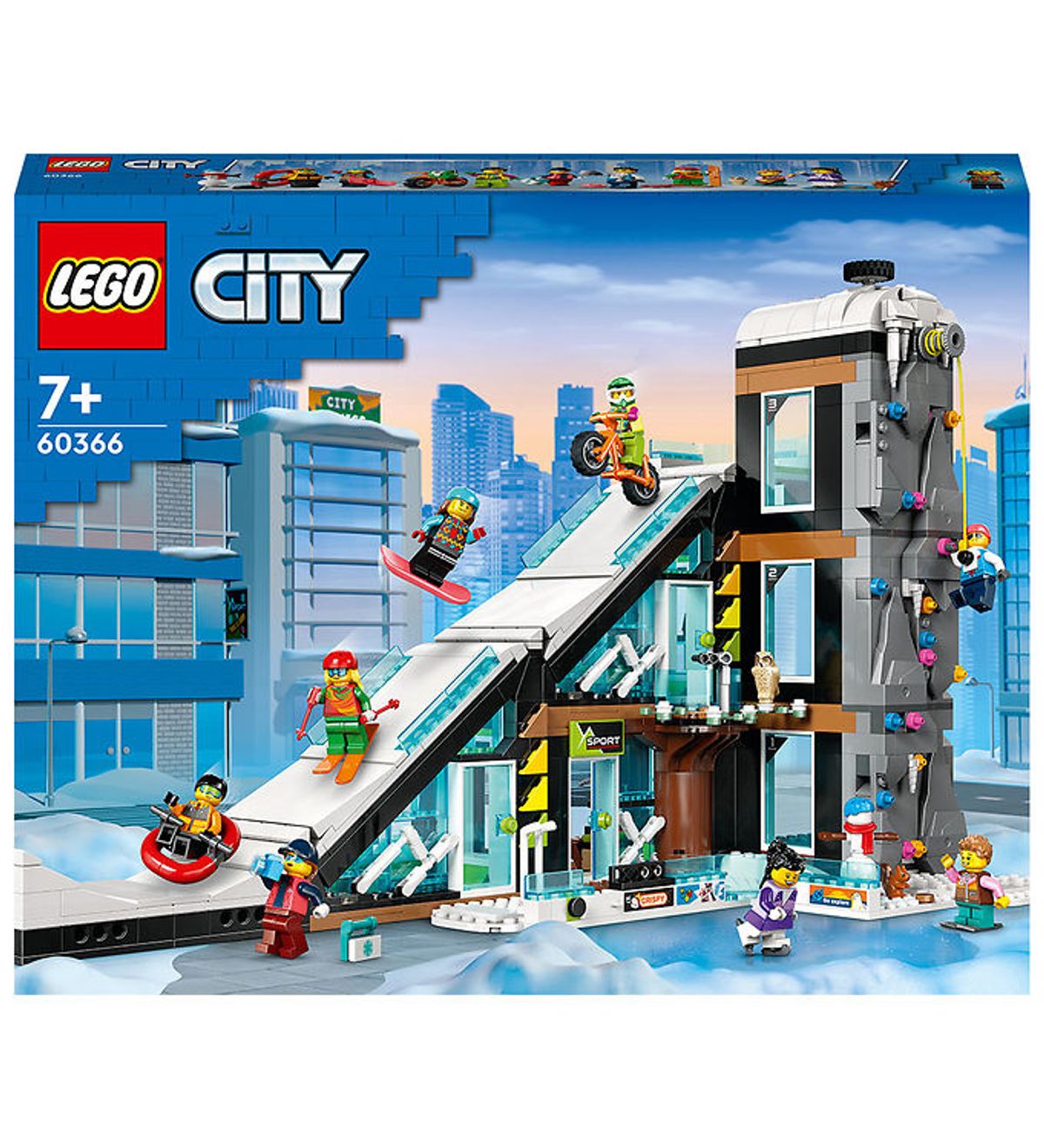 LEGO ® City - Ski- Og Klatrecenter 60366 - 1045 Dele