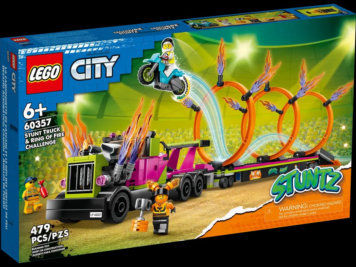 LEGO City Stunttruck Og Ilddrage Udfordring - LEGO - Legekammeraten.dk