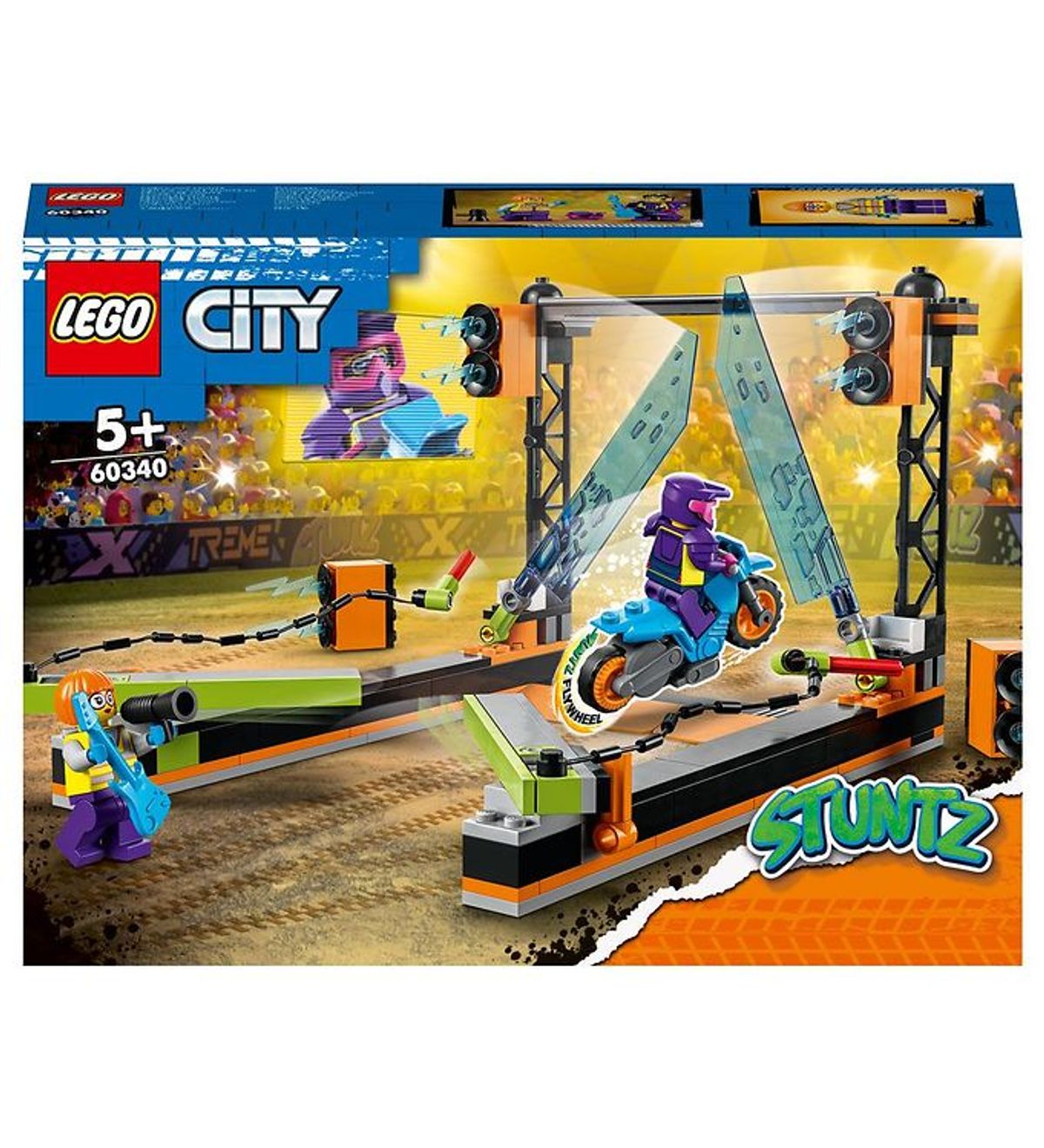 LEGO ® City Stuntz - Kniv-Stuntudfordring 60340 - 154 Dele