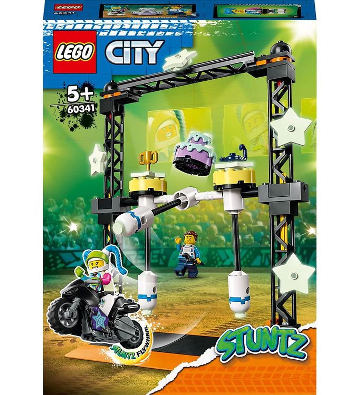 LEGO ® City Stuntz - Vælte-Stuntudfordring 60341 - 117 Dele