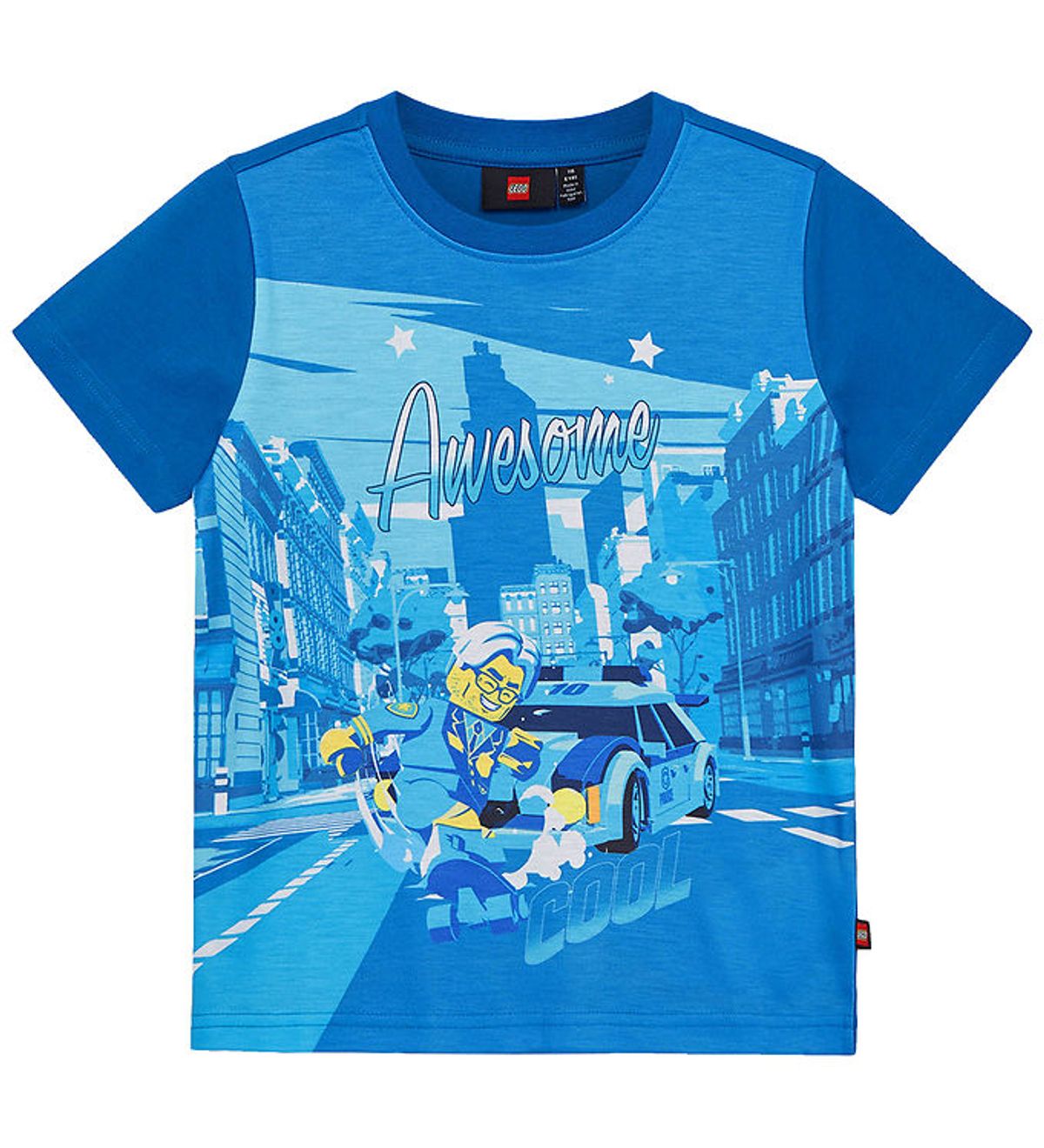 LEGO ® City T-shirt - LWTano 124 - Blå m. Print