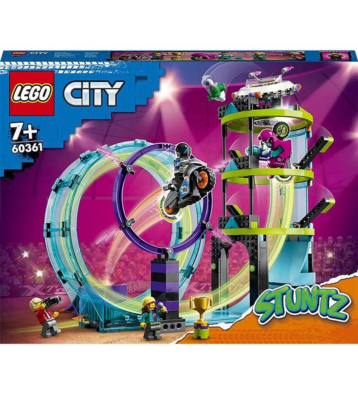 LEGO ® City - Ultimativ Stuntkøreudfordring 60361 - 385 Dele