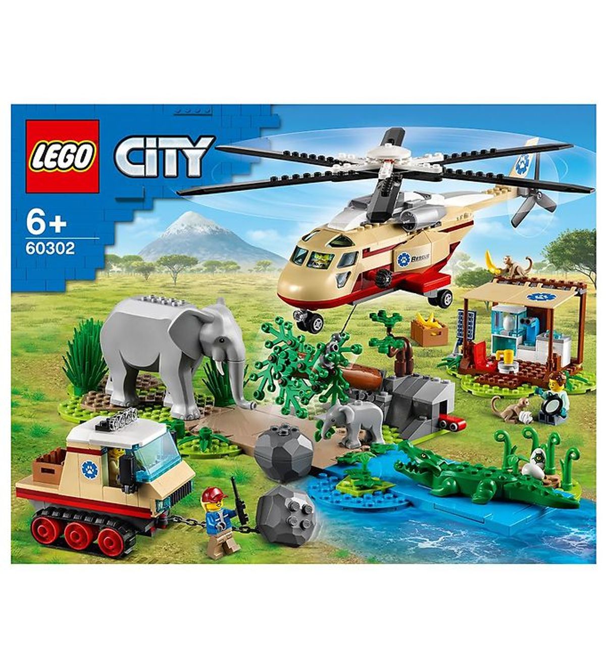 LEGO ® City - Vildtredningsaktion 60302 - 525 Dele