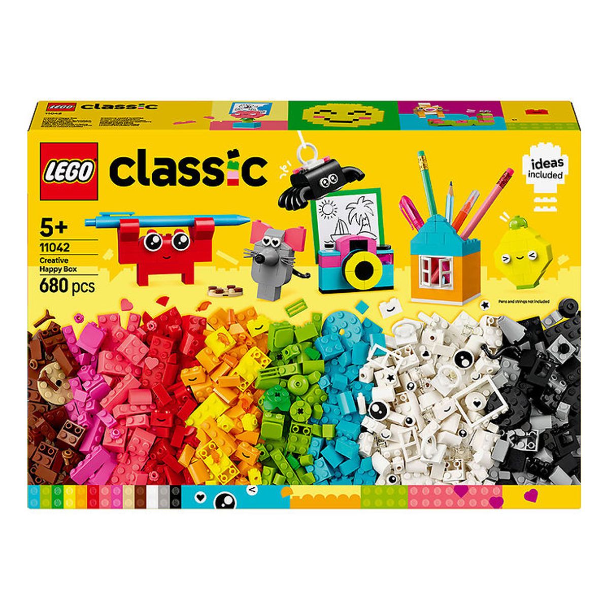 LEGO ® Classic - Kreativ Glad Æske 11042 - 680 Dele