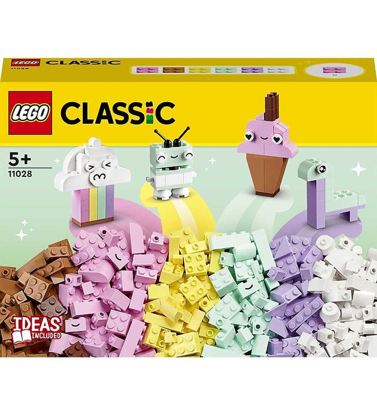 LEGO ® Classic - Kreativt Sjov Med Pastelfarver 11028 - 333 Dele