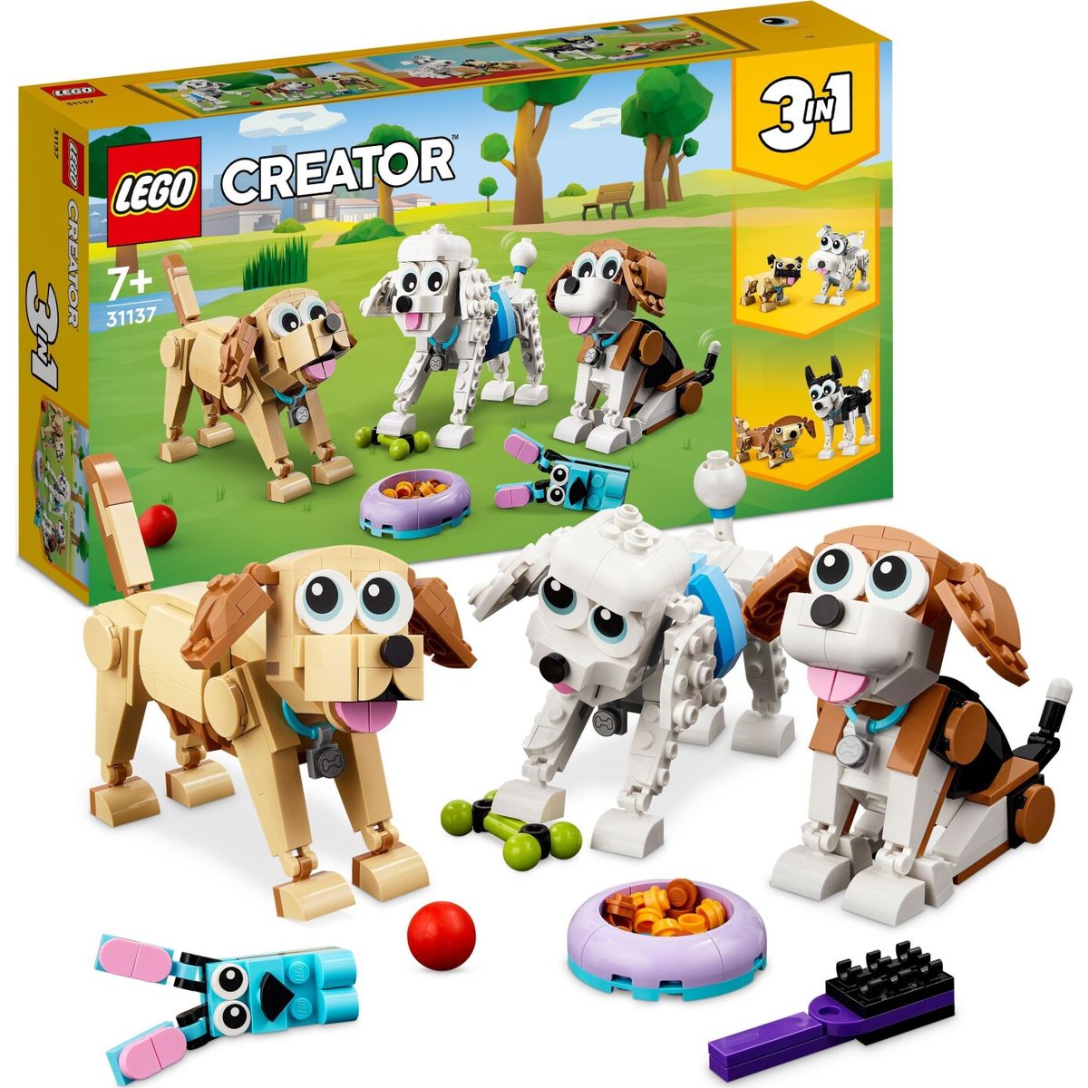 Lego Creator 3-in-1 - Bedårende Hunde - 31137