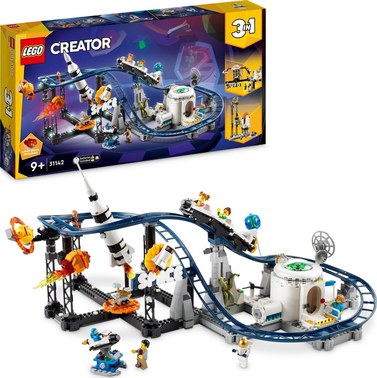 Lego Creator 3-in-1 - Rum-rutsjebane - 31142