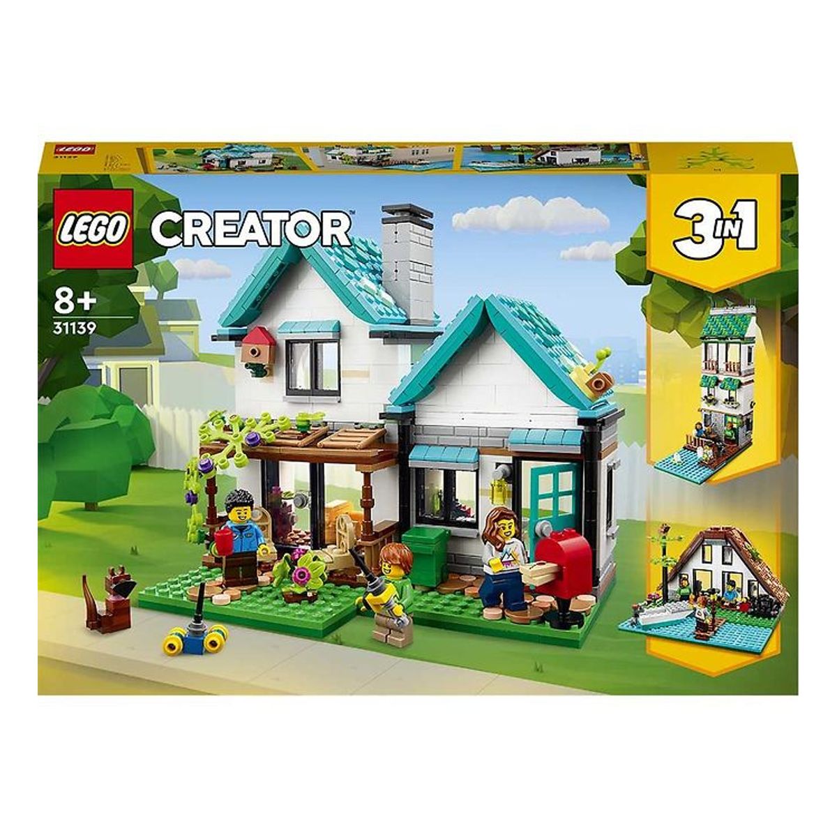 LEGO ® Creator - Hyggeligt Hus 31139 - 3-i-1 - 808 Dele