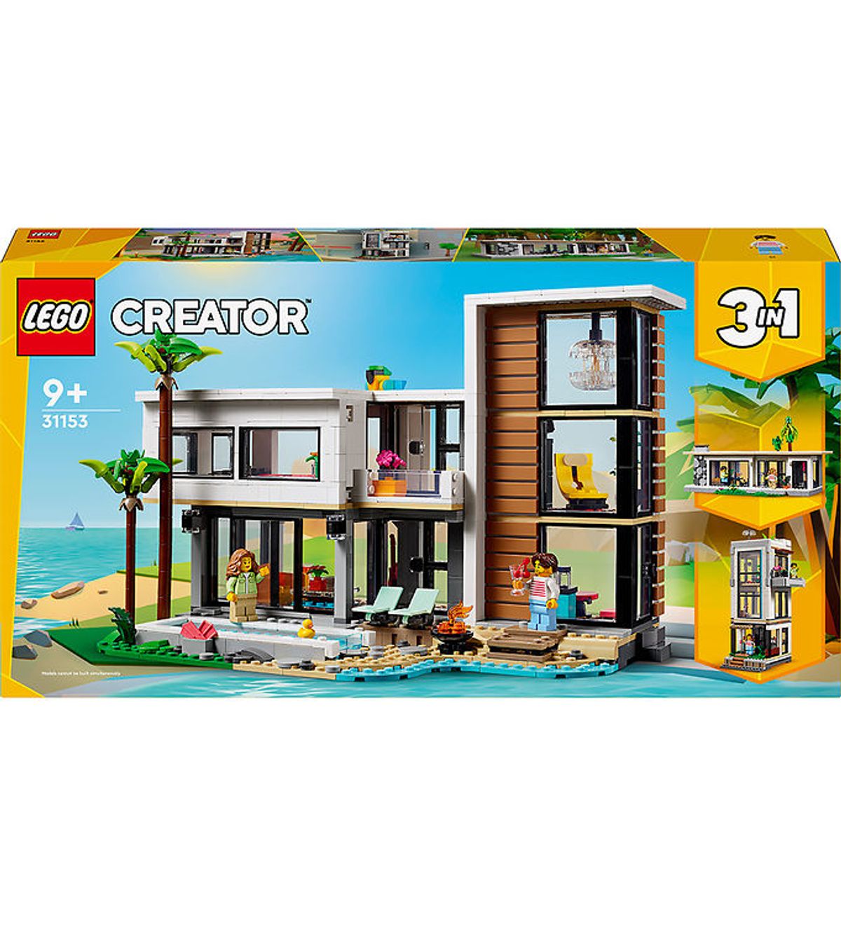 LEGO ® Creator - Moderne Hus 31153 - 3-i-1 - 939 Dele