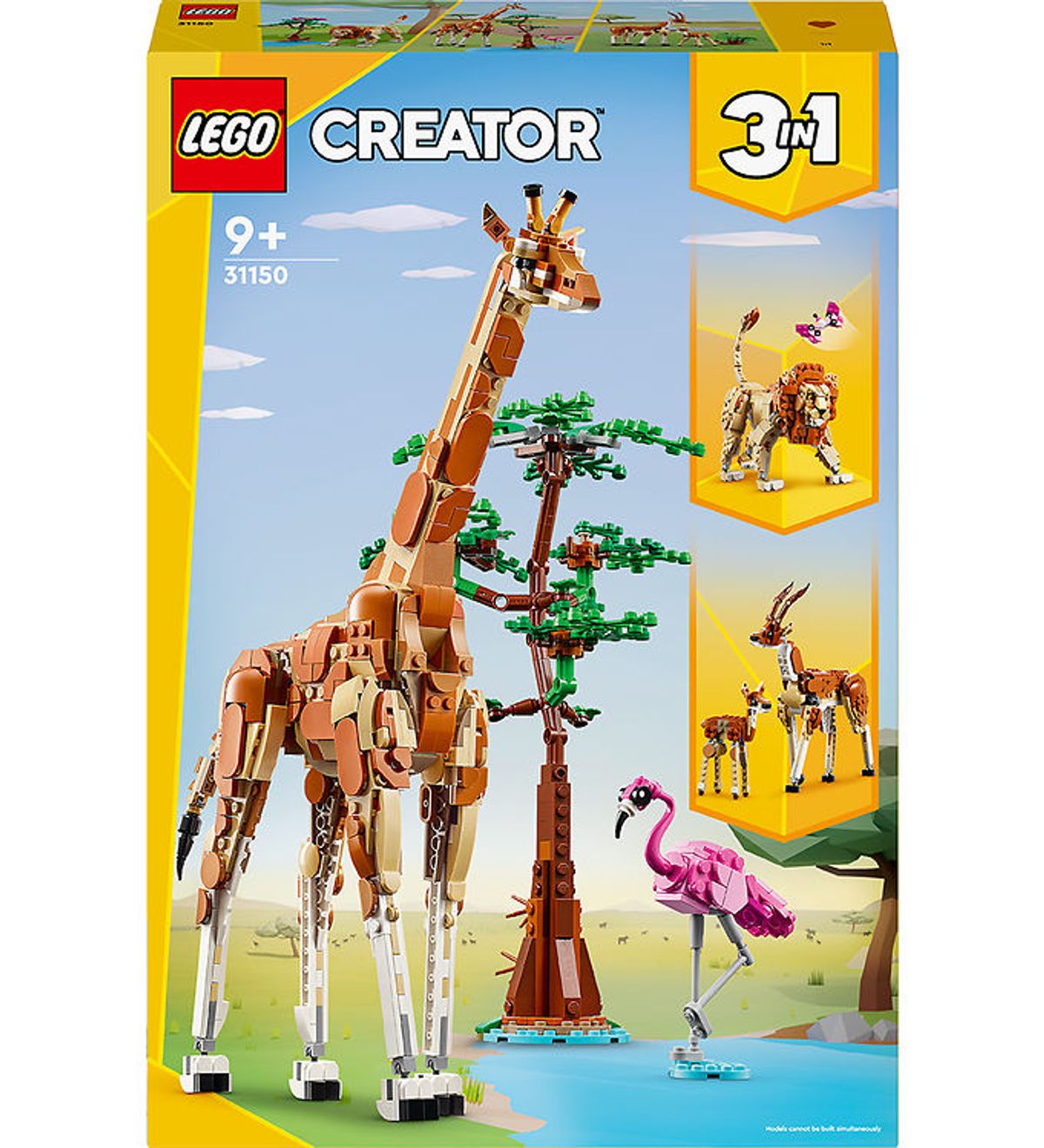 LEGO ® Creator - Vilde Safaridyr 31150 - 3-i-1 - 780 Dele