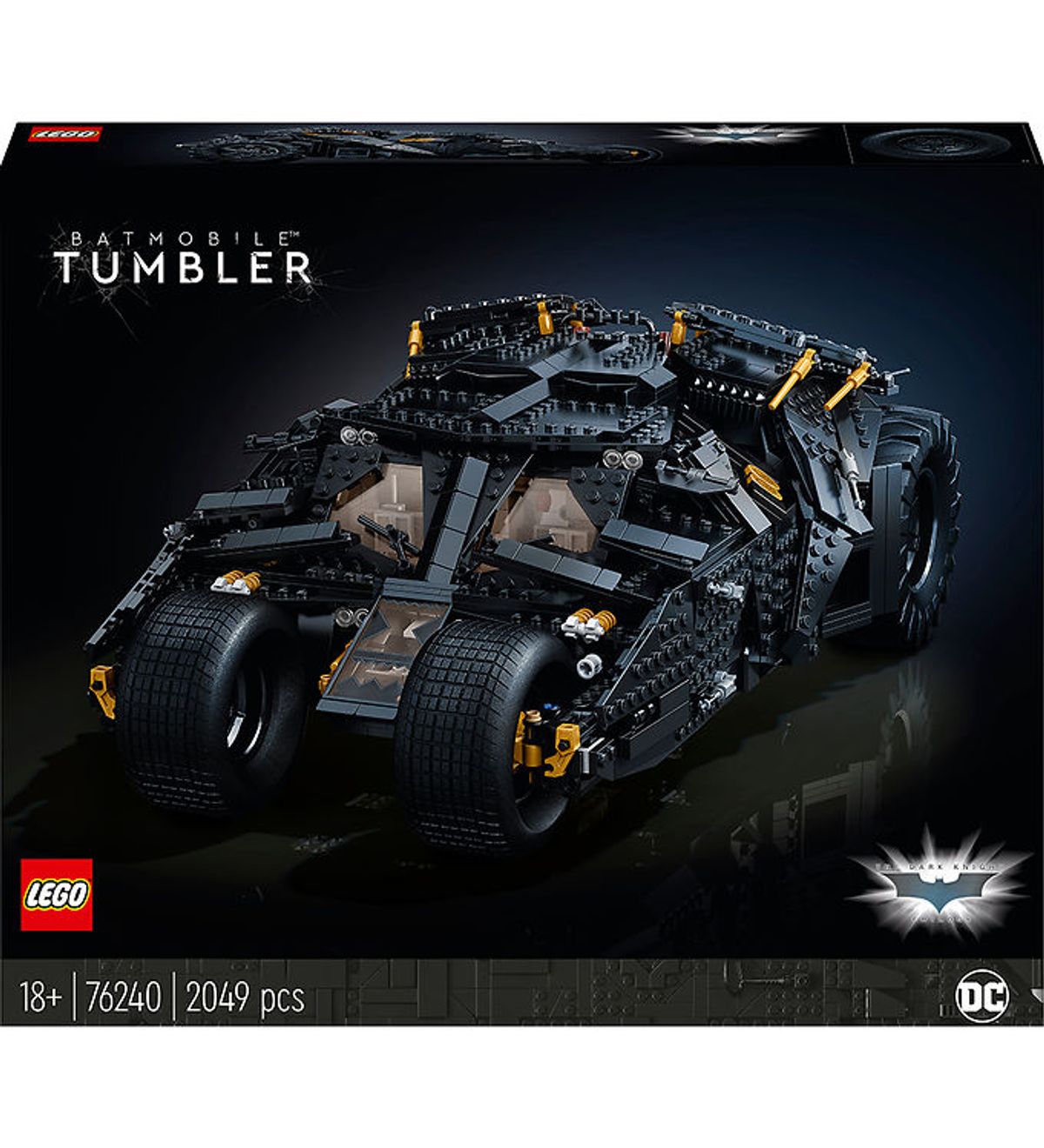 LEGO ® DC Batman - Batmobile-Tumbler 76240 - 2049 Dele