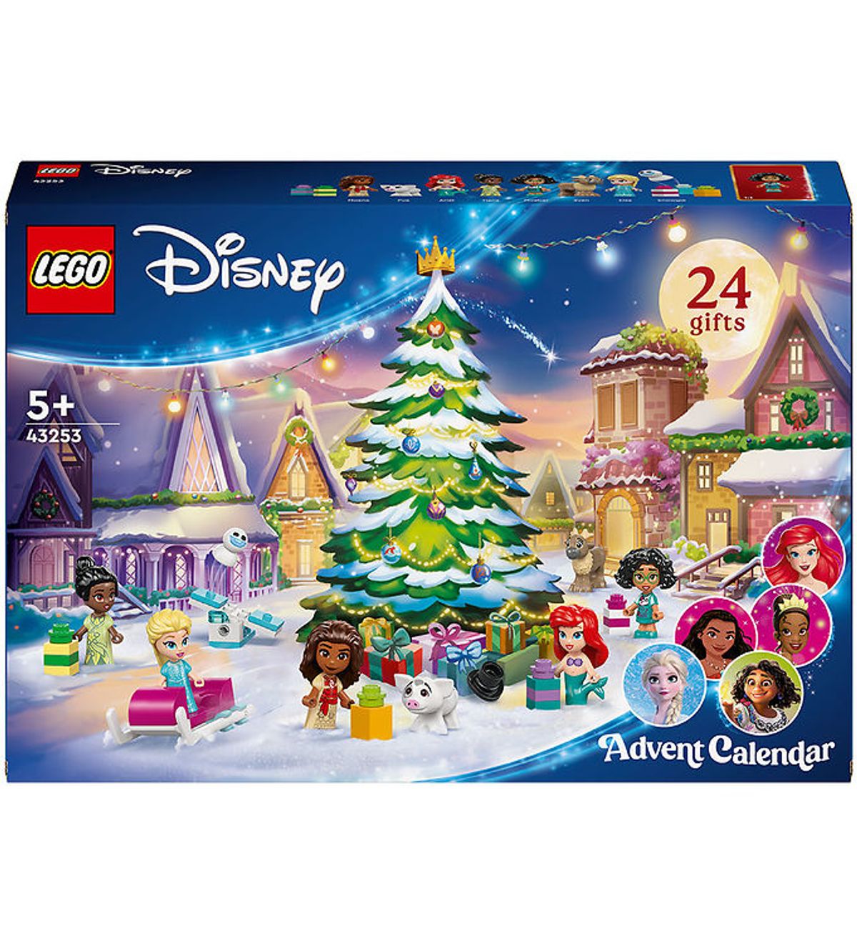 LEGO ® Disney - Julekalender 43253 - 24 Låger - 253 Dele