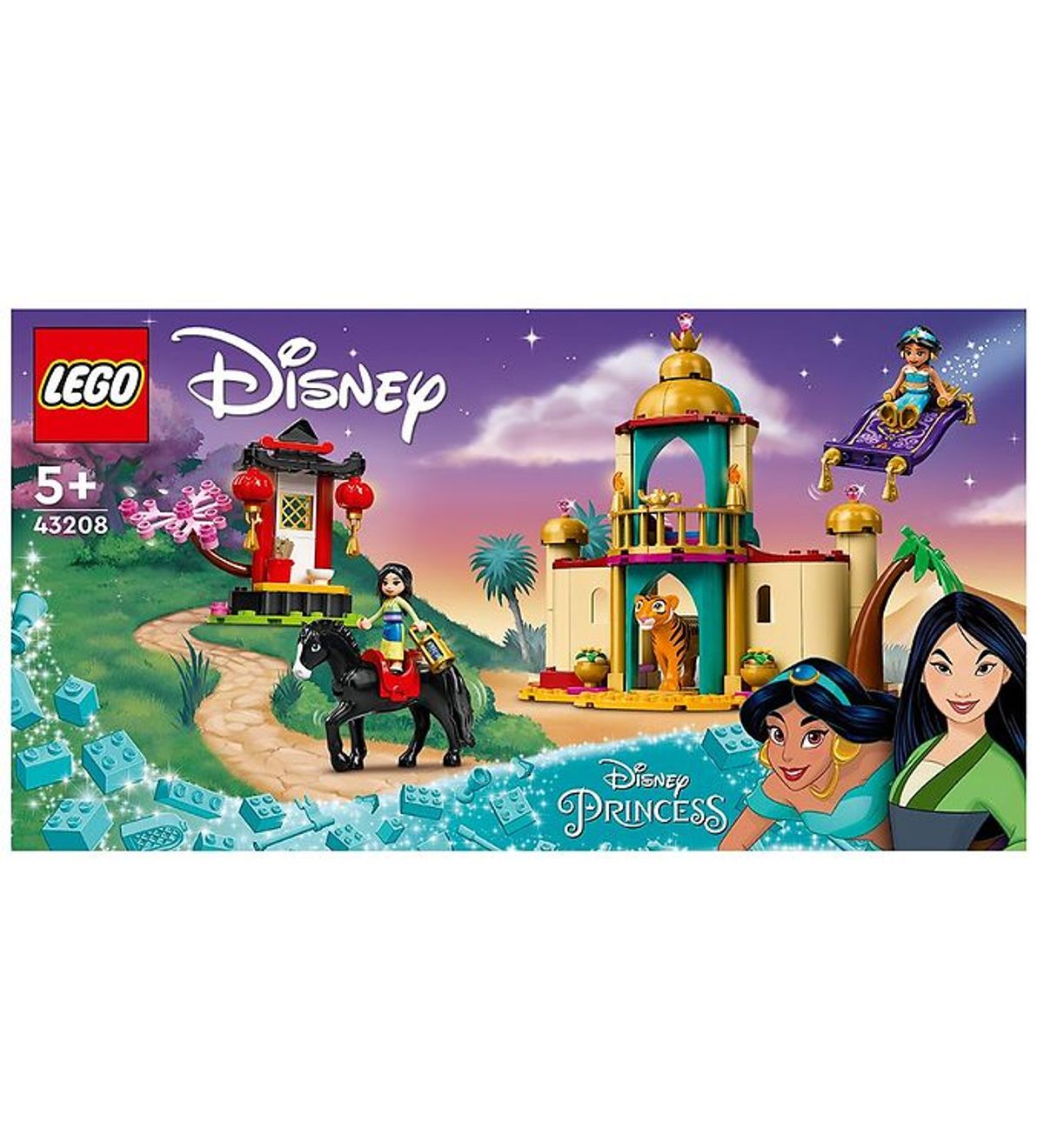 LEGO ® Disney Princess - Jasmin Og Mulans Eventyr 43208 - 176 Del