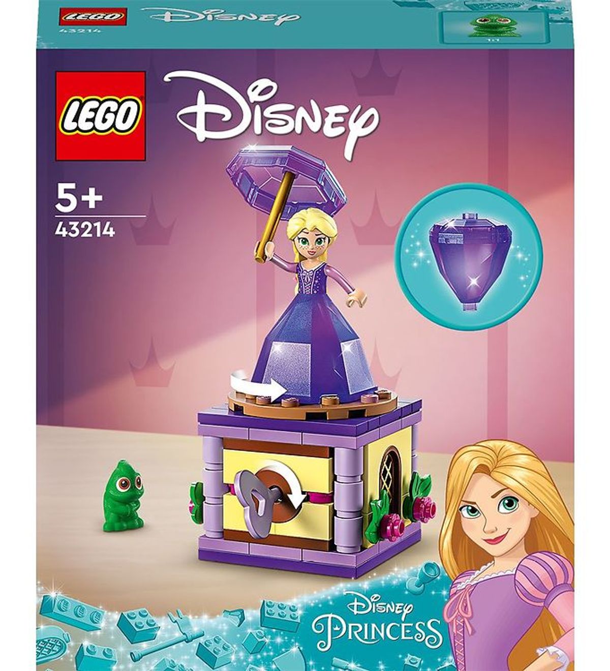 LEGO ® Disney Princess - Snurrende Rapunzel 43214 - 89 Dele