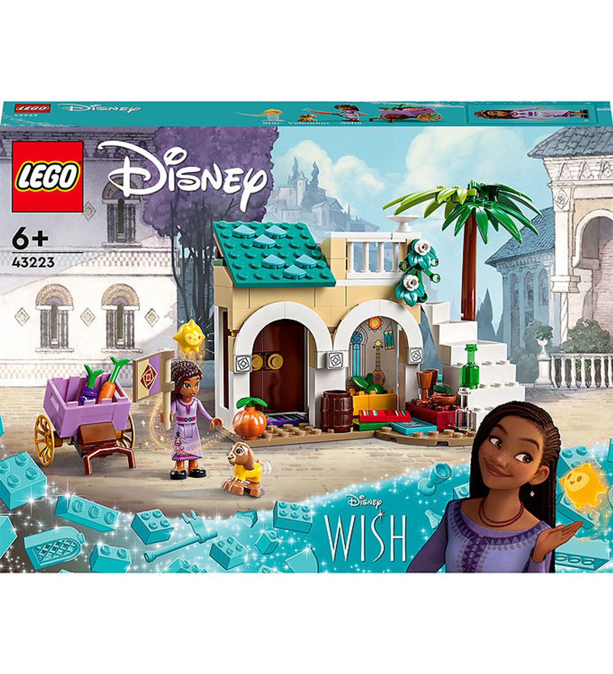 LEGO ® Disney - Ønsket - Asha I Byen Rosas - 43223 - 154 Dele