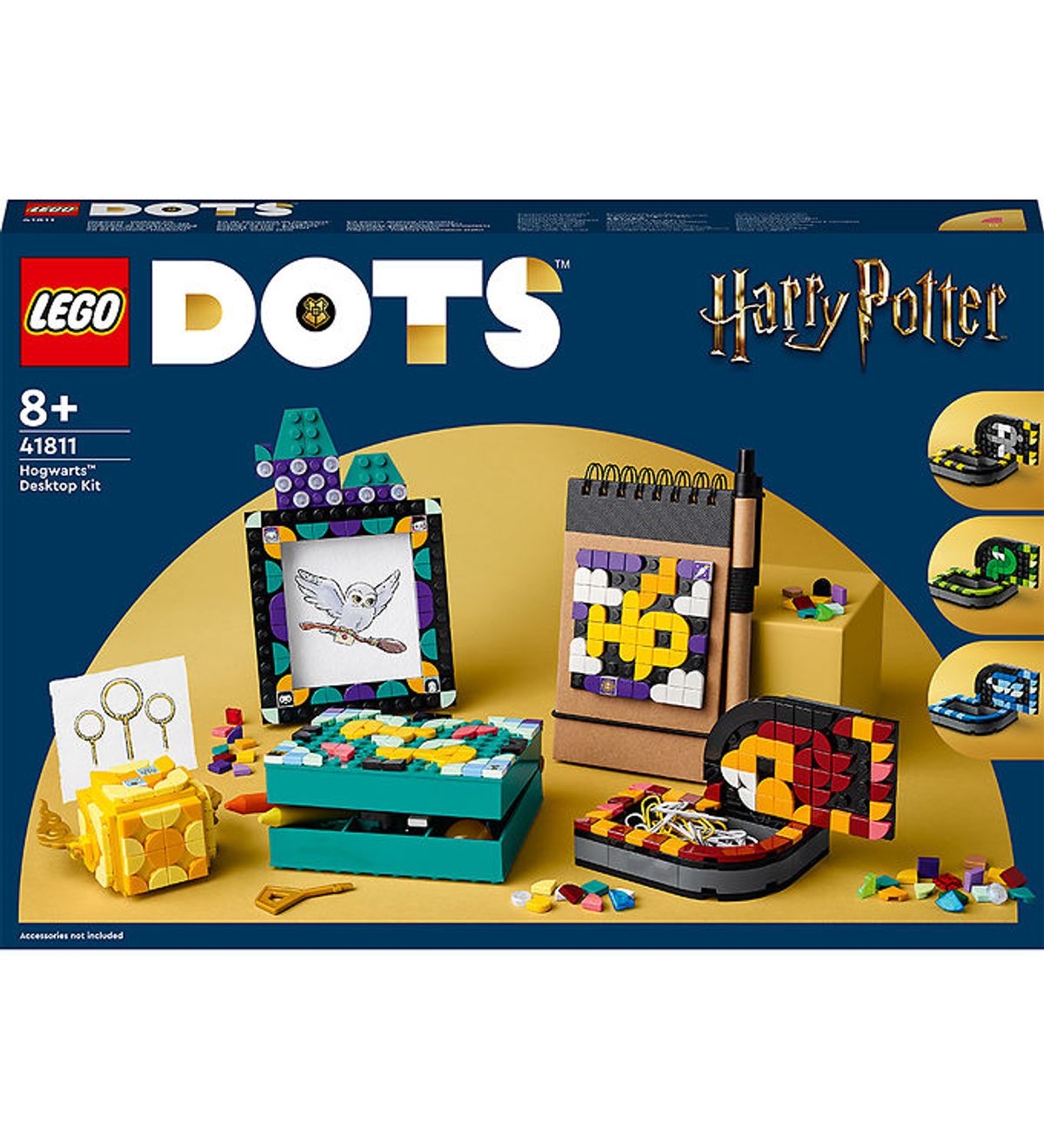 LEGO ® DOTS - Hogwarts-skrivebordssæt 41811 - 856 Dele