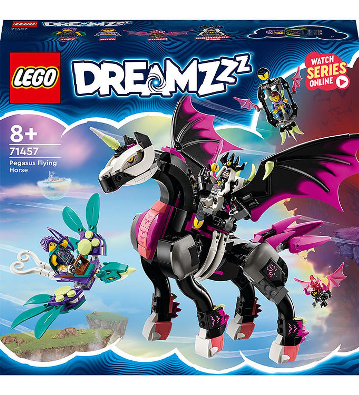 LEGO ® DREAMZzz - Flyvende Pegasus-hest 71457 - 482 Dele