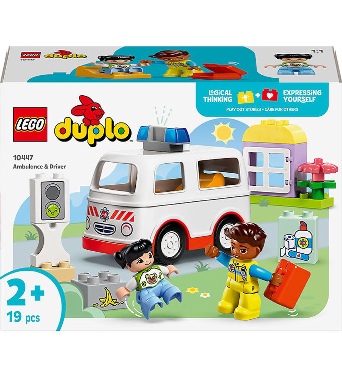 LEGO ® DUPLO ® - Ambulance Og Fører 10447 - 19 Dele