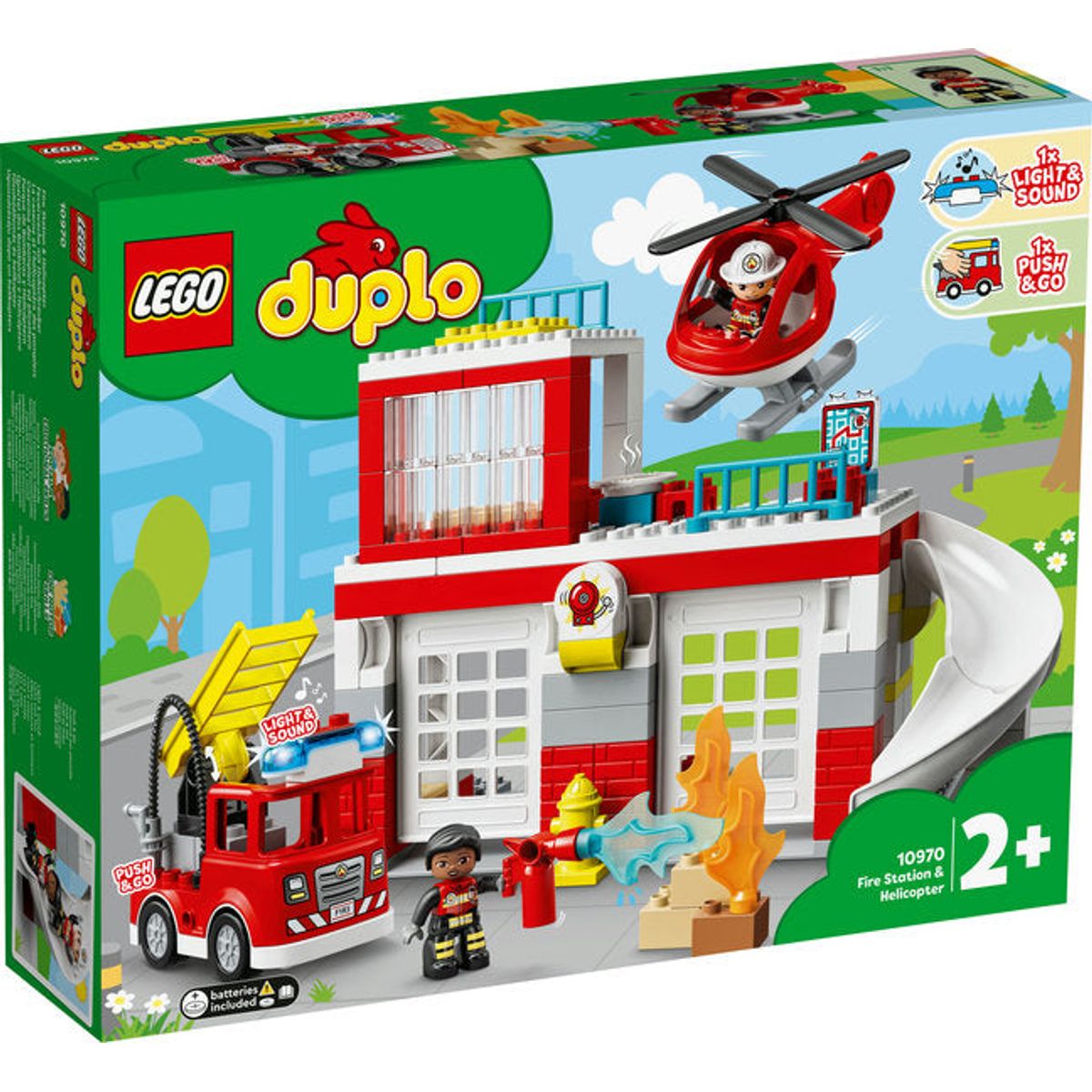 LEGO Duplo Brandstation og helikopter - Lego - Legekammeraten.dk