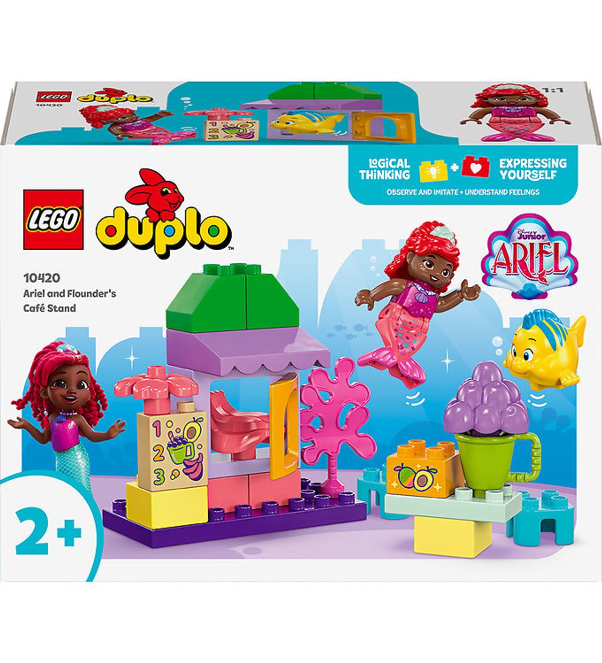 LEGO ® DUPLO Disney - Ariel Og Tumles Cafébod 10420 - 22 Dele