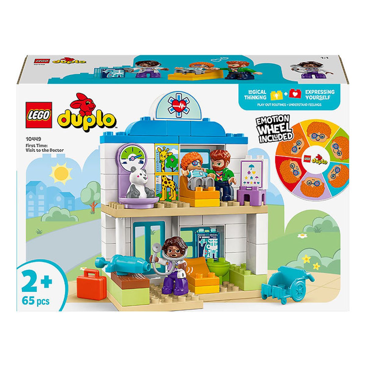 LEGO ® DUPLO - Første Gang: Besøg Hos Lægen 10449 - 65 Dele