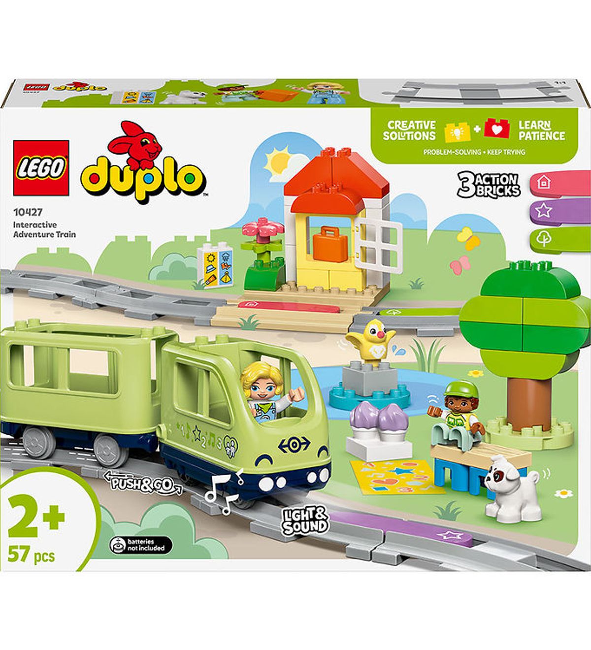 LEGO ® DUPLO - Interaktivt Oplevelsestog 10427 - 57 Dele