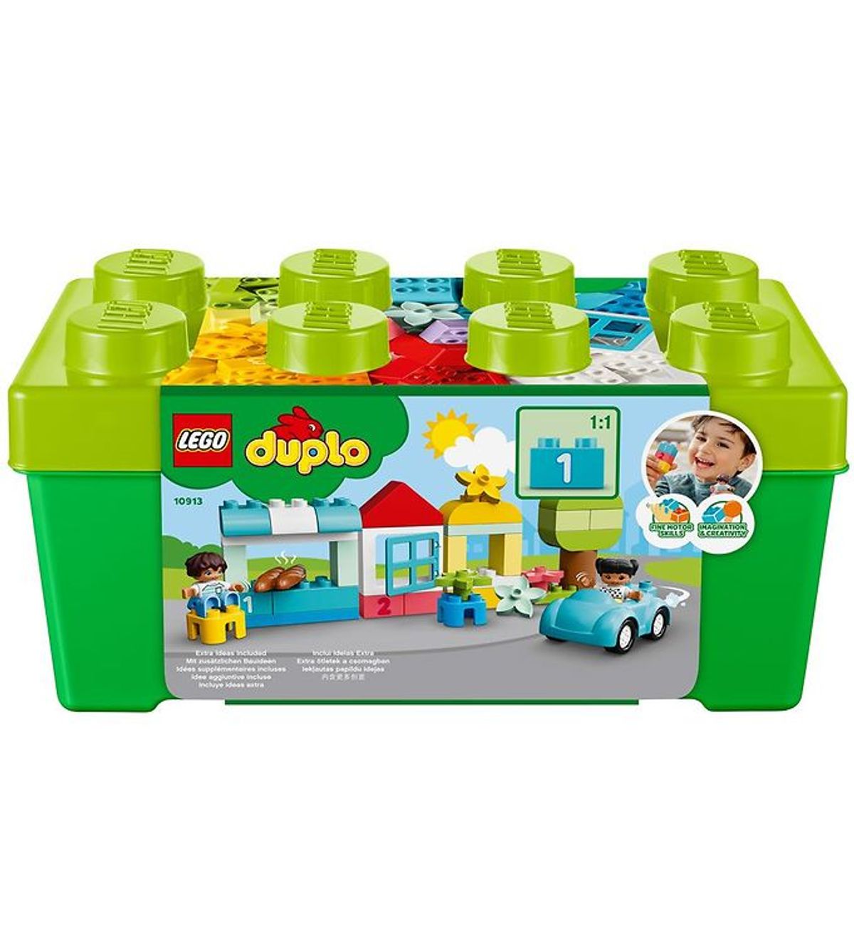 LEGO ® DUPLO - Kasse Med Klodser 10913 - 65 Dele